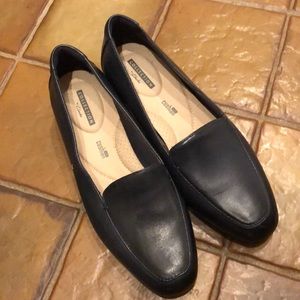 Clark’s - navy loafers